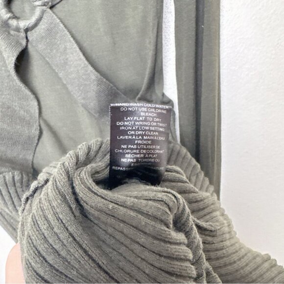 LAMB by Gwen Stefani Womens Small Military Gorp Core Mini Ribbed Dress - Picture 9 of 13